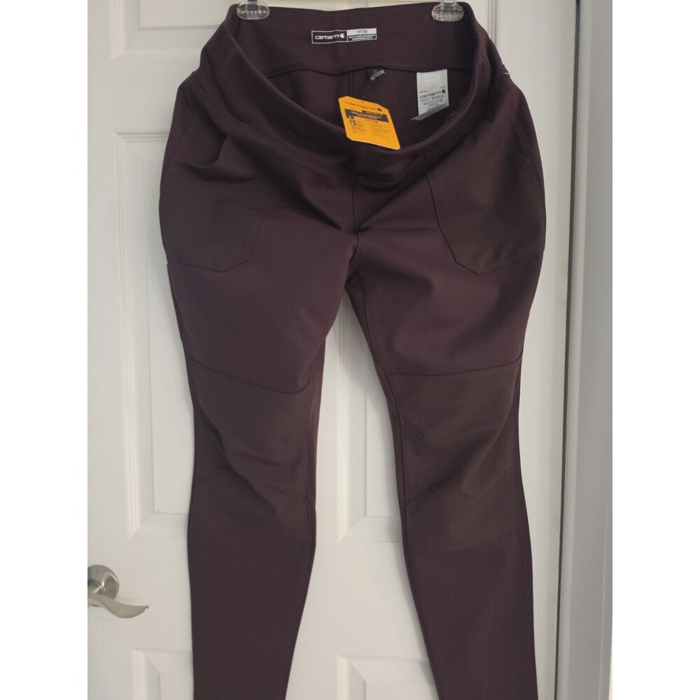 NWT Carhartt Women Force Fitted Midweight Utility Legging Stretch Wicking XL 16
